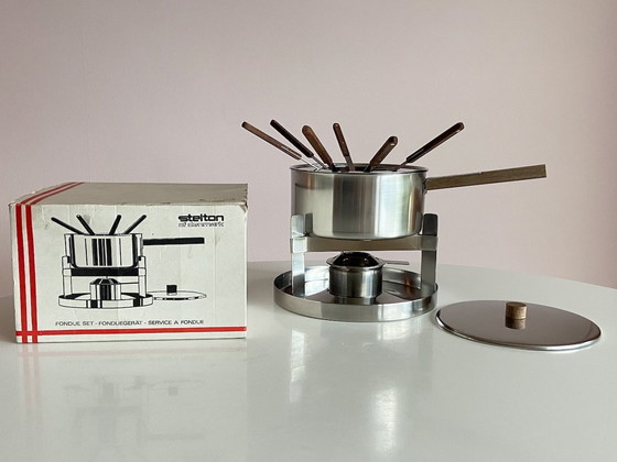 Image 1 of Großes Stelton Fondue Set Peter Holmblad Denmark