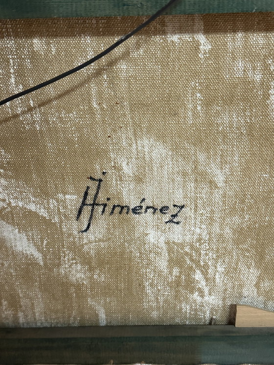 Image 1 of Gemälde / Ölgemälde auf Leinwand "Die Morgendämmerung" Von Hipolito Jimenez 150X92 Cm