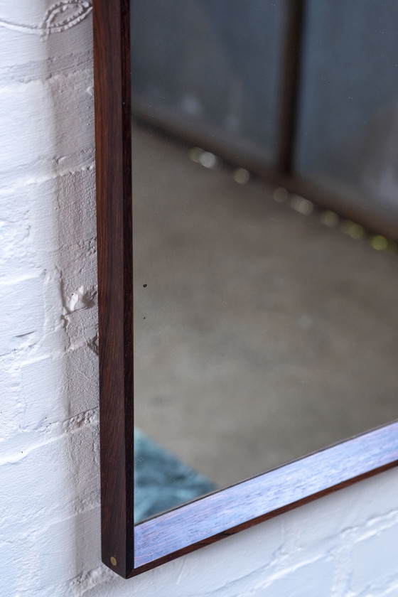 Image 1 of Dänischer Mid-Century Modern Spiegel aus Palisander, 1960er Jahre