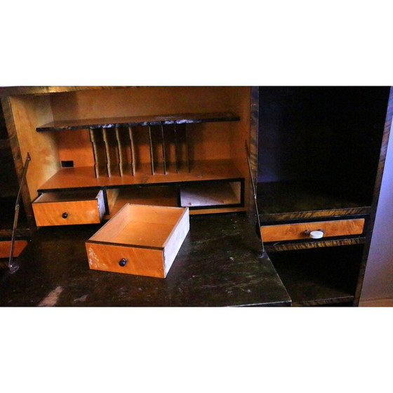 Image 1 of Vintage Art Deco Bücherregal aus Buchenholz, 1930