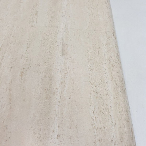 Image 1 of Vintage Couchtisch aus Travertin, Italien 1980