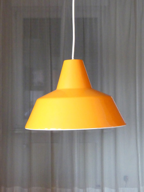 Image 1 of Deckenlampe Emaille Orange