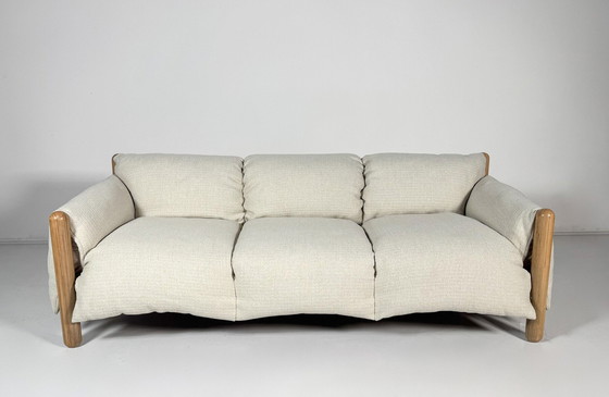 Image 1 of Mid-Century Modernes Gambadilegno Sofa von Enzo Mari für Driade, Italien, 1974