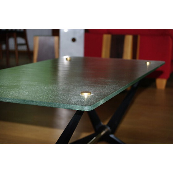 Image 1 of Vintage Aluminium Couchtisch von Jarden, Frankreich 1950