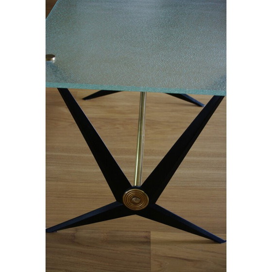 Image 1 of Vintage Aluminium Couchtisch von Jarden, Frankreich 1950