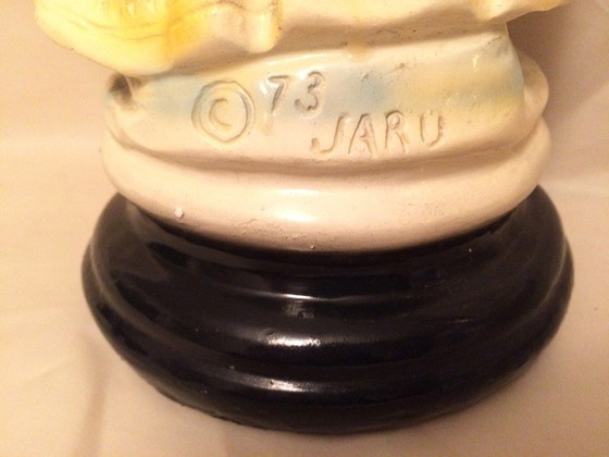 Image 1 of Art Nouveau 1900 Jaru Art Skulptur " Junge Bäuerin "