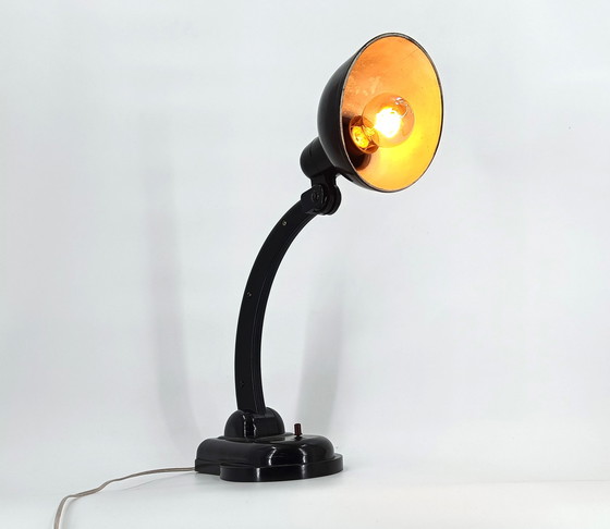 Image 1 of Art Deco Bakelit Schreibtischlampe, 1950er Jahre