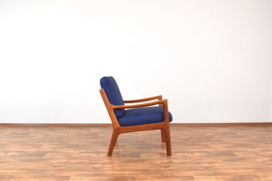 Image 1 of Dänischer Senator Lounge Chair aus Teakholz von Ole Wanscher für Cado, 1960er Jahre.