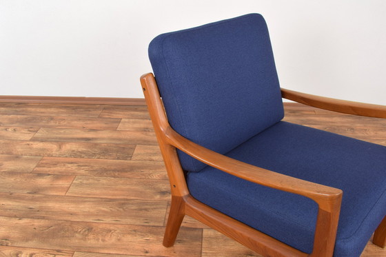 Image 1 of Dänischer Senator Lounge Chair aus Teakholz von Ole Wanscher für Cado, 1960er Jahre.
