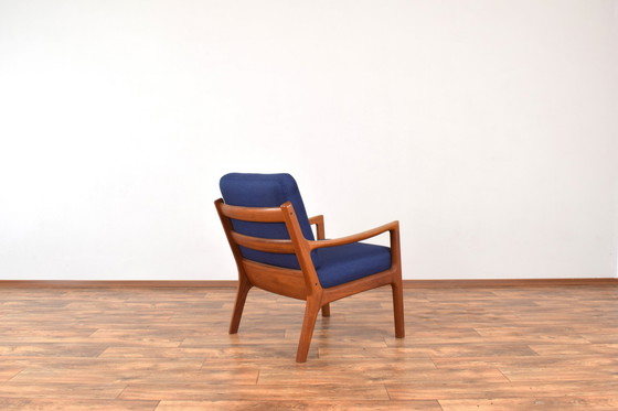 Image 1 of Dänischer Senator Lounge Chair aus Teakholz von Ole Wanscher für Cado, 1960er Jahre.
