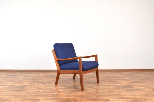 Dänischer Senator Lounge Chair aus Teakholz von Ole Wanscher für Cado, 1960er Jahre.