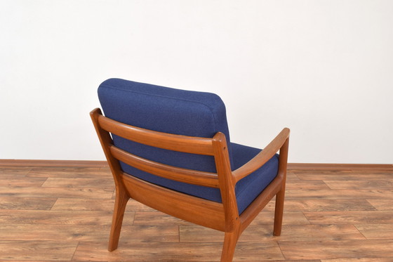 Image 1 of Dänischer Senator Lounge Chair aus Teakholz von Ole Wanscher für Cado, 1960er Jahre.