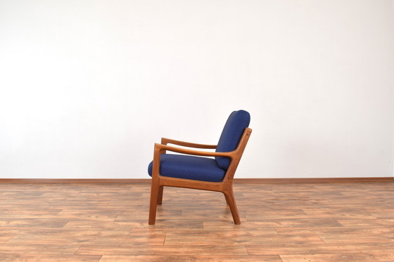 Image 1 of Dänischer Senator Lounge Chair aus Teakholz von Ole Wanscher für Cado, 1960er Jahre.