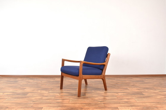 Image 1 of Dänischer Senator Lounge Chair aus Teakholz von Ole Wanscher für Cado, 1960er Jahre.
