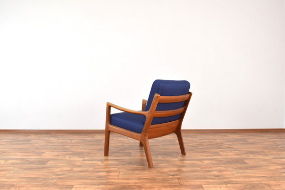 Image 1 of Dänischer Senator Lounge Chair aus Teakholz von Ole Wanscher für Cado, 1960er Jahre.