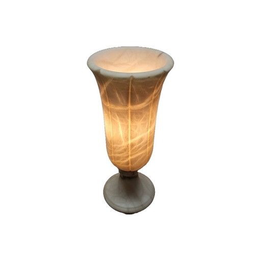 Spanische Alabaster Design Tischlampe