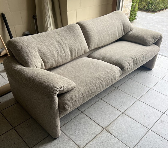 Image 1 of Cassina Maralunga 3-Sitzer und 2-Sitzer