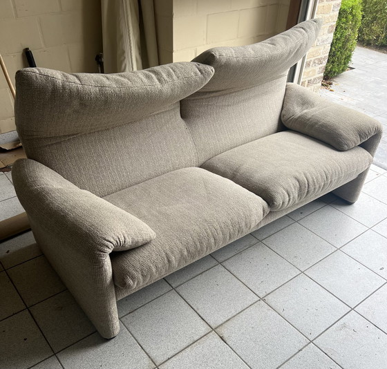 Image 1 of Cassina Maralunga 3-Sitzer und 2-Sitzer