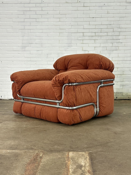 Image 1 of Italienische Sessel, die Adriano Piazzesi zugeschrieben werden