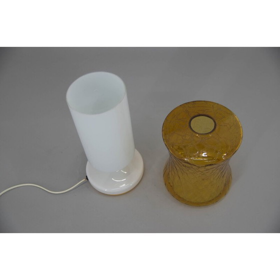 Image 1 of Mid-Century-Ganzglas-Tischlampe, Tschechoslowakei 1970er Jahre