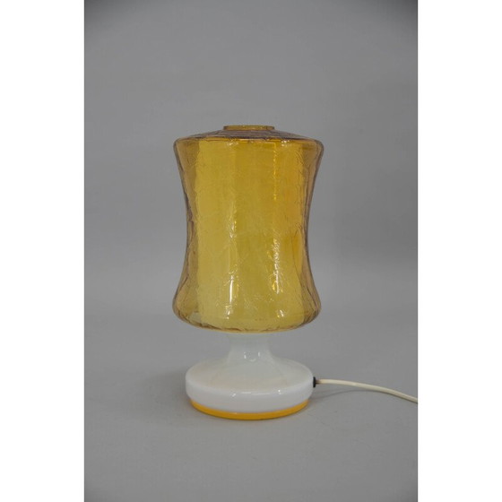 Image 1 of Mid-Century-Ganzglas-Tischlampe, Tschechoslowakei 1970er Jahre