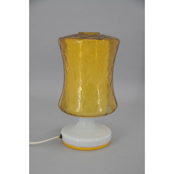 Image 1 of Mid-Century-Ganzglas-Tischlampe, Tschechoslowakei 1970er Jahre