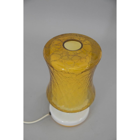Image 1 of Mid-Century-Ganzglas-Tischlampe, Tschechoslowakei 1970er Jahre