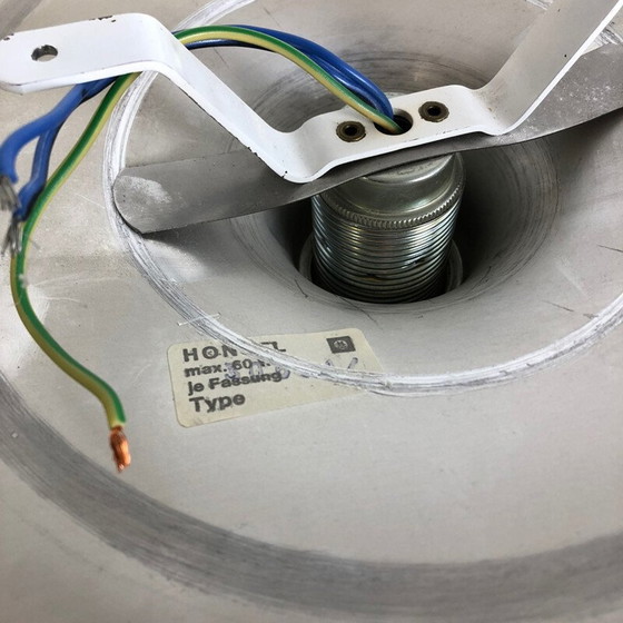 Image 1 of 3x vintage Gold Wandleuchte von Honsel Deutschland 1960s