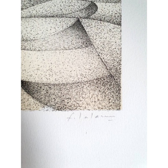 Image 1 of Vintage Gemälde das Dilemma von François Xavier Lalanne, 1978