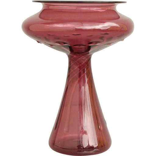 Alte Lauschaer Glasvase, 1960