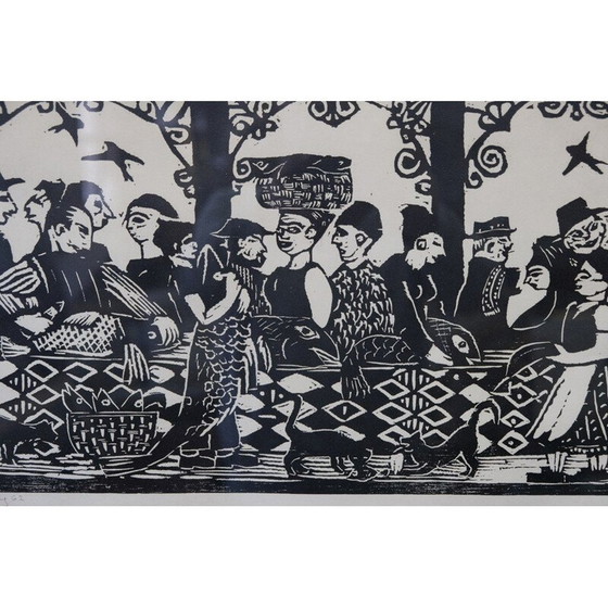 Image 1 of Moderne Lithografie von Yngve Berg, Schweden 1962