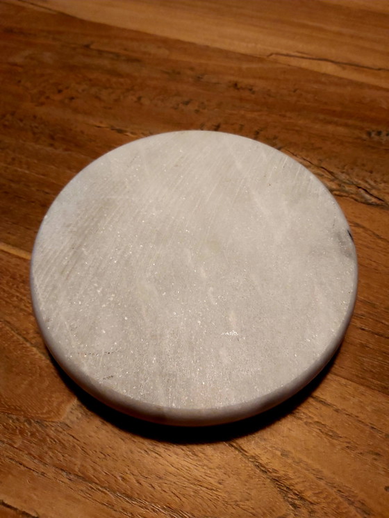 Image 1 of Marmor-Kerzenhalter rund