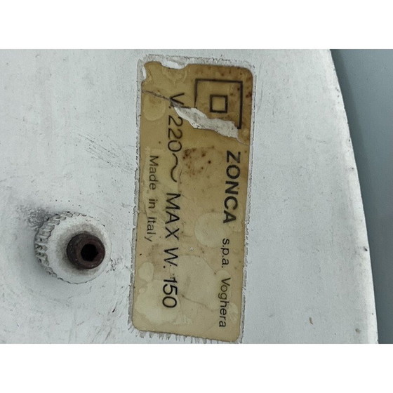 Image 1 of Satz von 4 Wandlampen aus Glas und Metall von Ottavio Missoni, Italien 1980