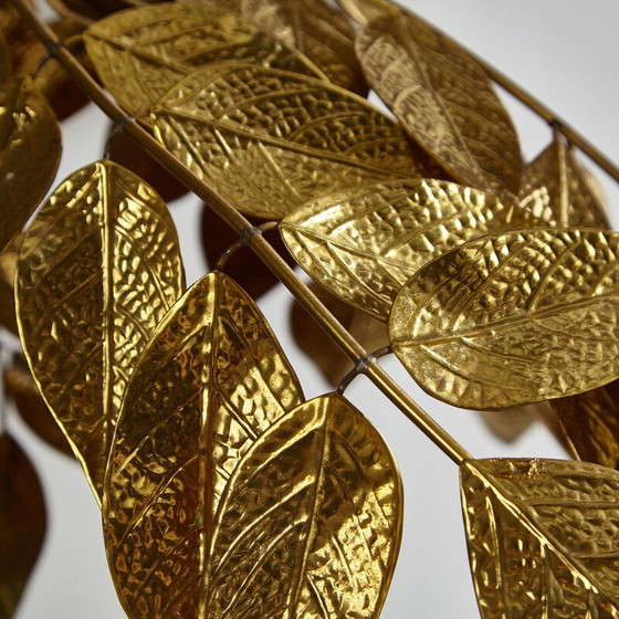 Image 1 of Alte Messinglampe von Tommaso Barbi für Bottega Gadda, 1970