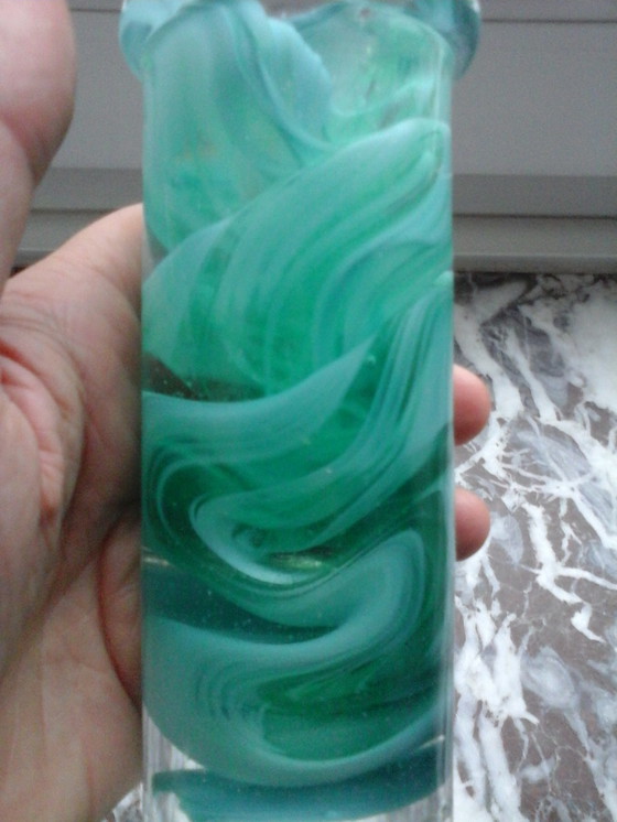 Image 1 of Kerzenhalter Vase "Atoll" aus Kosta Boda Glas von Anna Ehrner