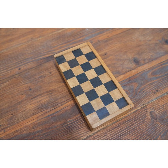 Image 1 of Reisende Dame aus Buchenholz, 1970