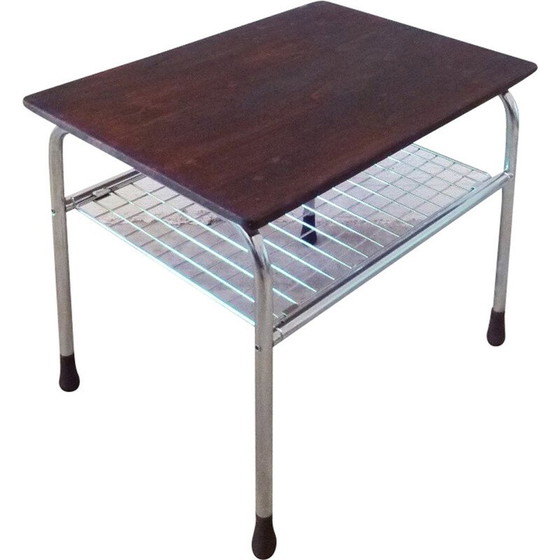 Image 1 of Beistelltisch mit Zeitschriftenhalter - 1990