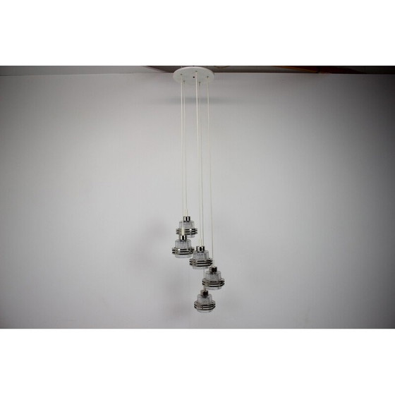 Image 1 of Vintage Kaskaden-Kronleuchter, Tschechoslowakei 1960er Jahre