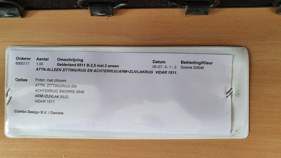 Image 1 of Gelderland 6511 2,5-Sitzer-Sofa