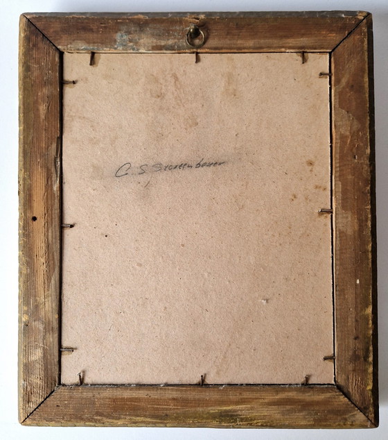 Image 1 of C.S. Stortenbeker - Aquarell mit Vogelnest