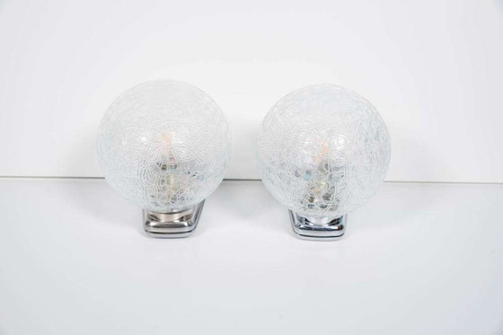 Image 1 of Set von Space Age Wandleuchten 1970er/80er Jahre, Vintage-Wandschalen