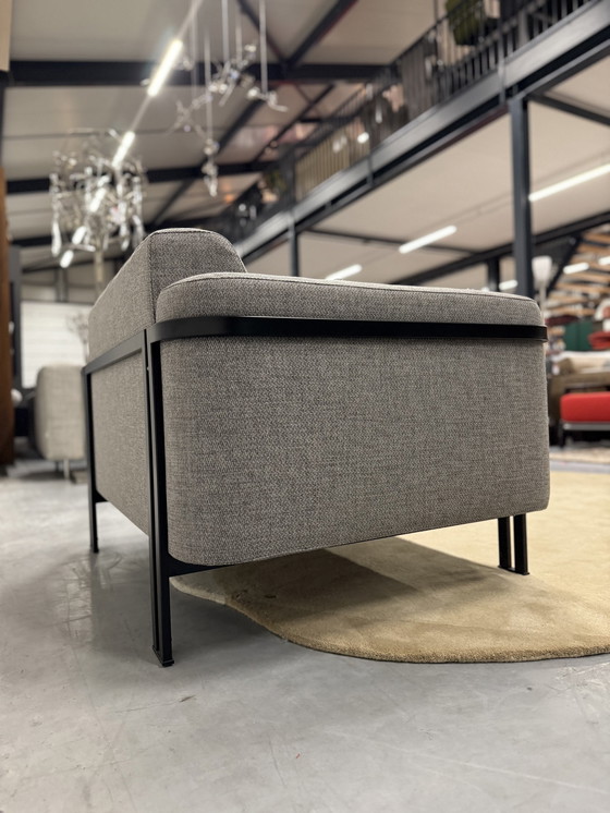 Image 1 of Harvink Flink 1.5 Sitzer Sofa Grau Stoff 128