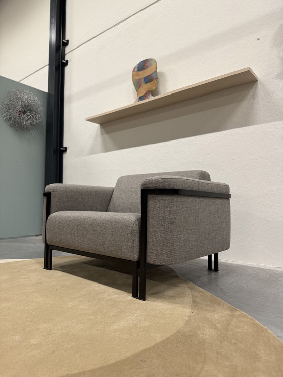 Image 1 of Harvink Flink 1.5 Sitzer Sofa Grau Stoff 128