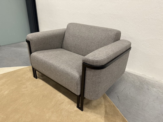 Image 1 of Harvink Flink 1.5 Sitzer Sofa Grau Stoff 128