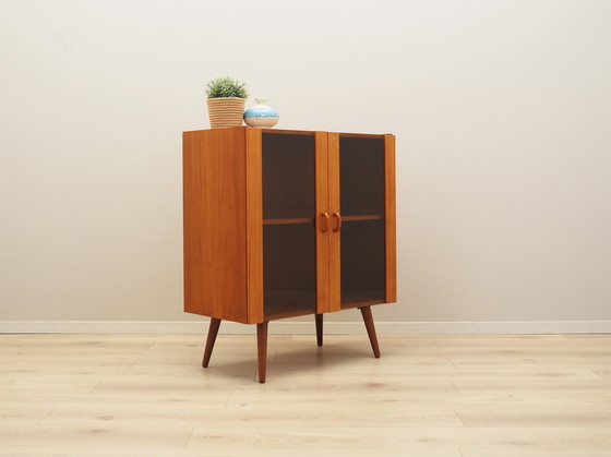 Image 1 of Teakholz-Vitrine, Dänisches Design, 1970er Jahre, Produktion: Dänemark