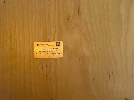 Image 1 of Blattgoldtafel von Charles & Ray Eames