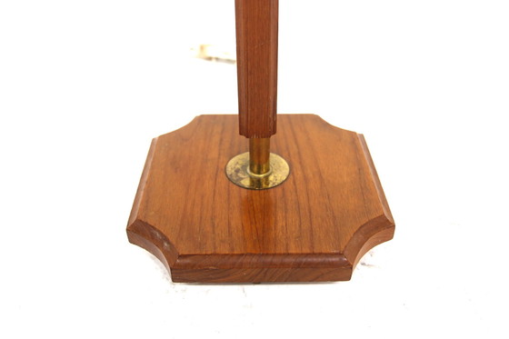 Image 1 of Skandinavische Stehlampe aus Teakholz und Metall, Schweden, 1960