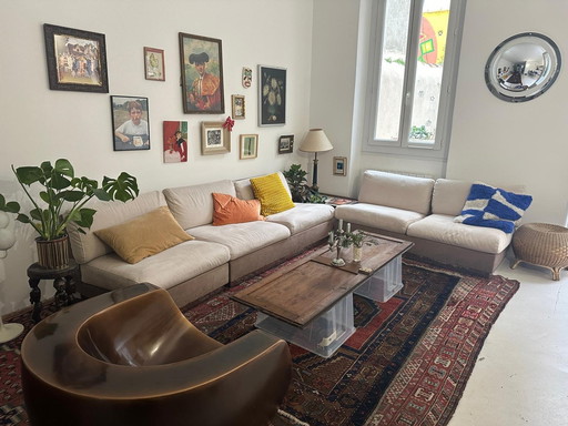  Modulares Vintage-Sofa-Set