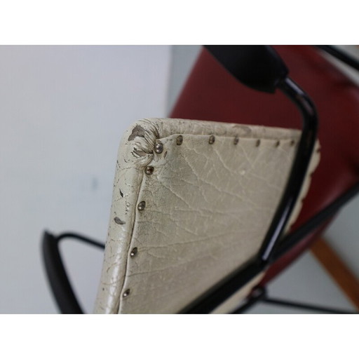 Vintage-Schaukelstuhl von Wh Gispen für Kembo, Niederlande 1950er Jahre