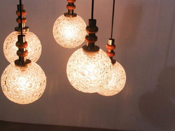 Image 1 of Raak Glas Hängelampe 70er Jahre